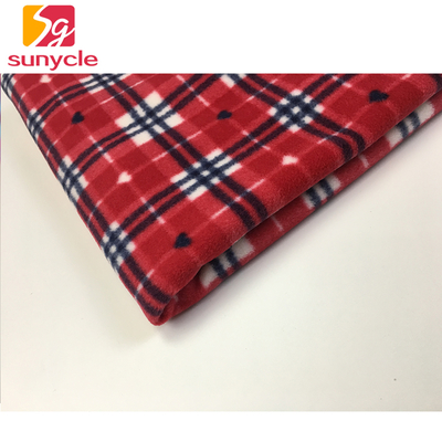 অ্যান্টি সঙ্কুচিত প্রিন্টেড পোলার ফ্লিস 250GSM ফ্যাব্রিক 2000M MOQ