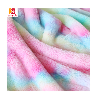 উচ্চ ঘর্ষণ প্রতিরোধের সঙ্গে Antistatic ভুল ফ্লাফি পশম ফ্যাব্রিক 288F