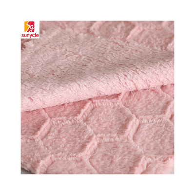 নরম 220gsm Shu Velveteen প্লেইন বুনন ফ্যাব্রিক জল দ্রবণীয়