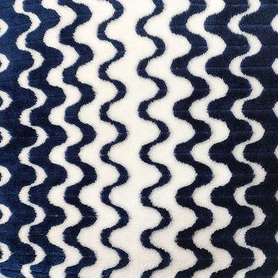 উষ্ণ কম্বল হোম টেক্সটাইল পোশাকের জন্য Cationic Jacquard ফ্ল্যানেল ফ্লিস ফ্যাব্রিক 260gsm