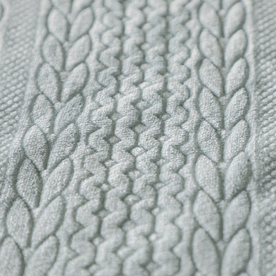 এমবসড নিটেড 200gsm নরম কম্বল ফ্যাব্রিক 58'' 60"