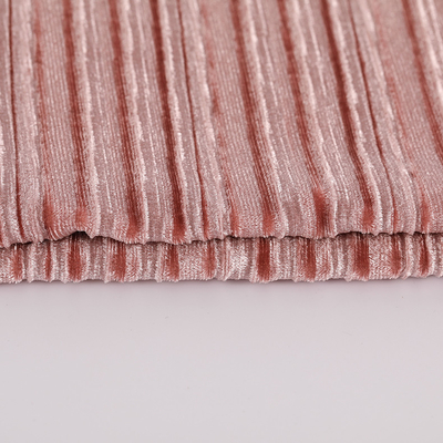 Fluted Pleated কোরিয়ান ভেলভেট ফ্যাব্রিক সোফা সলিড রঙ