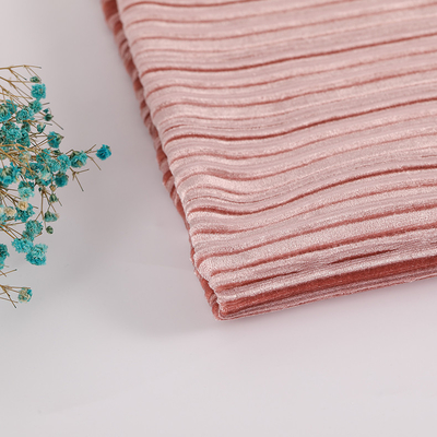 Fluted Pleated কোরিয়ান ভেলভেট ফ্যাব্রিক সোফা সলিড রঙ