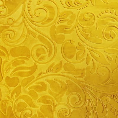 3D এমবসড সোফা হল্যান্ড ভেলভেট ফ্যাব্রিক 320gsm 150D