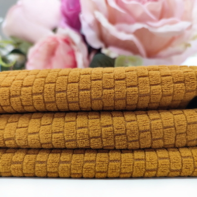 Jacquard 150gsm মাইক্রো ফ্লিস ফ্যাব্রিক 100% পলিয়েস্টার